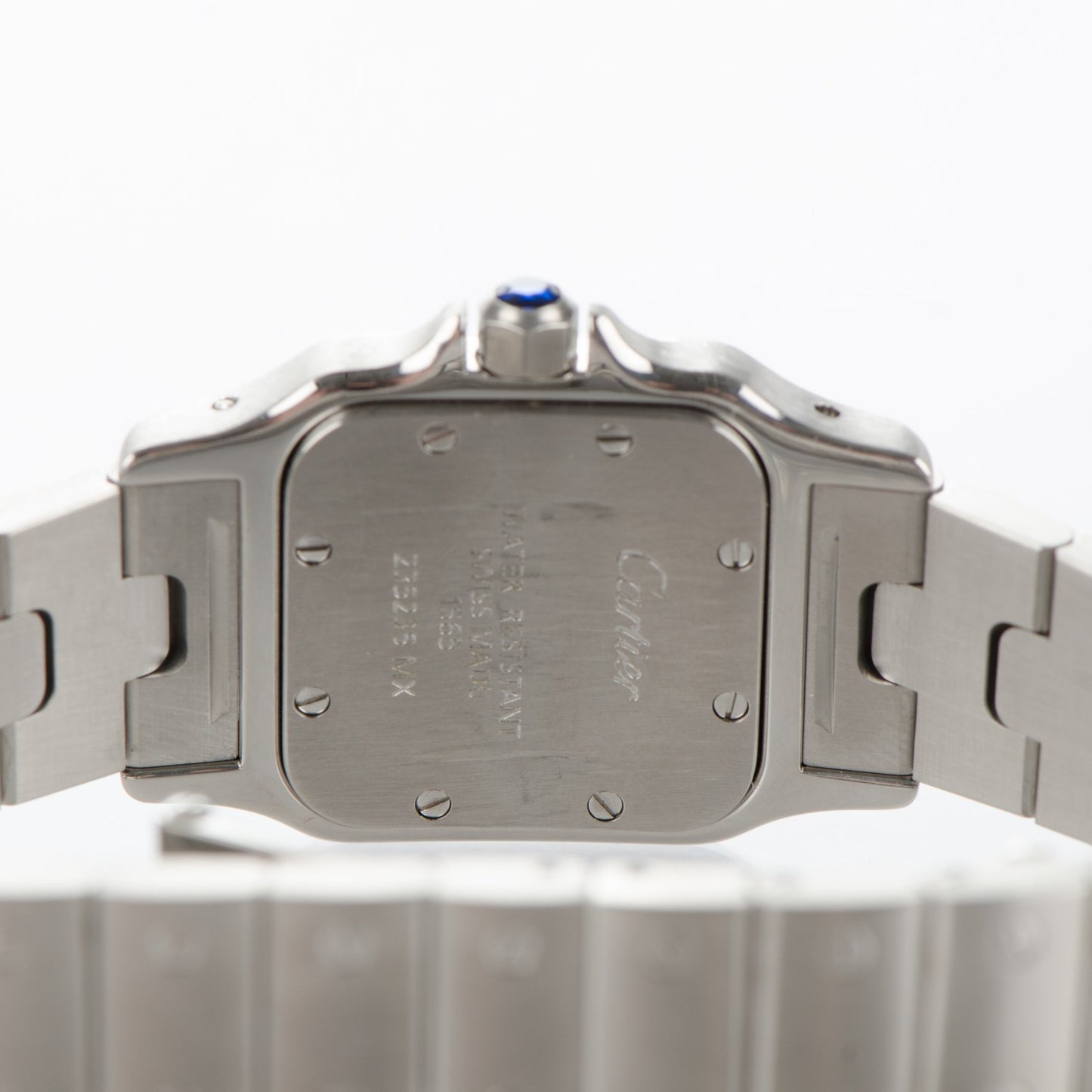 Stainless Steel 24mm Santos de Galbee Quartz Watch