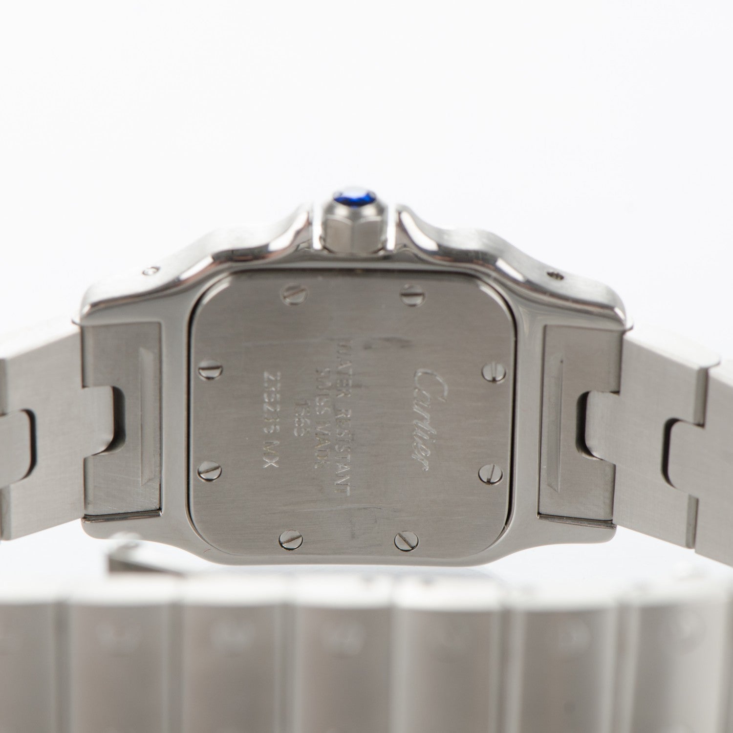 Cartier Stainless Steel 24mm Santos de Galbee Quartz Watch 6 of 9