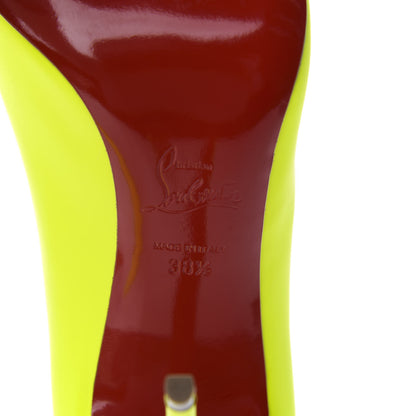 Christian Louboutin Calfskin Hot Chick 100 Pumps 38.5 Fluo 8 of 9