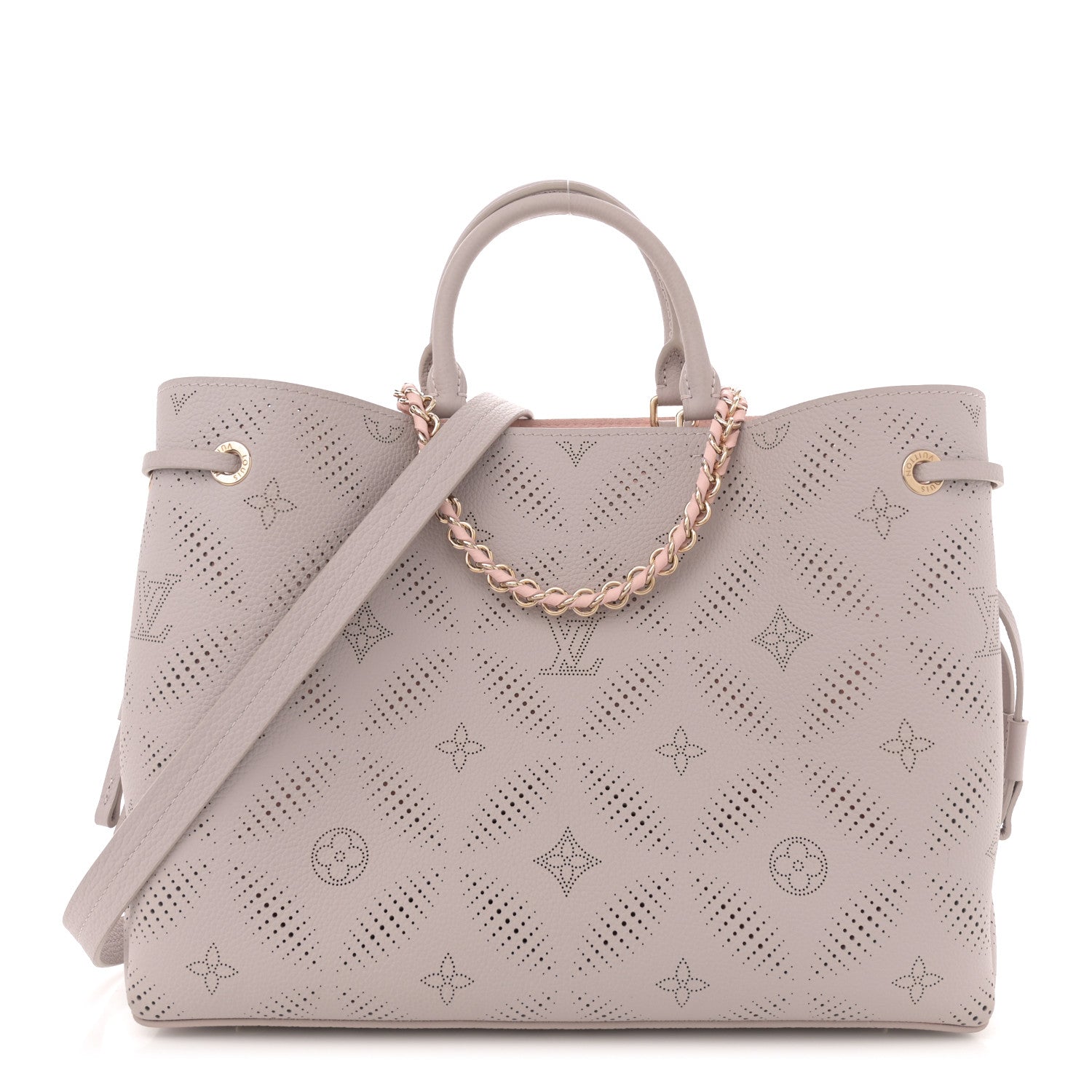 Louis Vuitton Mahina Bloom Bella Tote Pink Gray 1 of 14