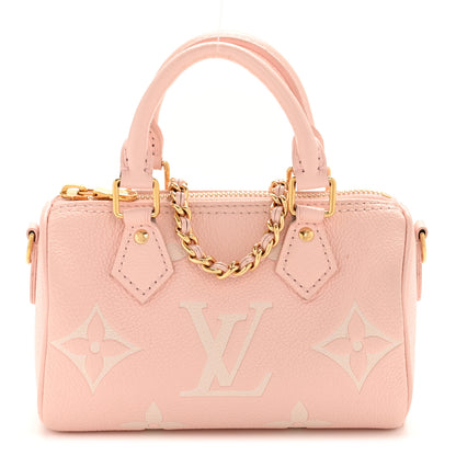Louis Vuitton Empreinte Monogram Giant Nano Speedy Pink Creme 1 of 11