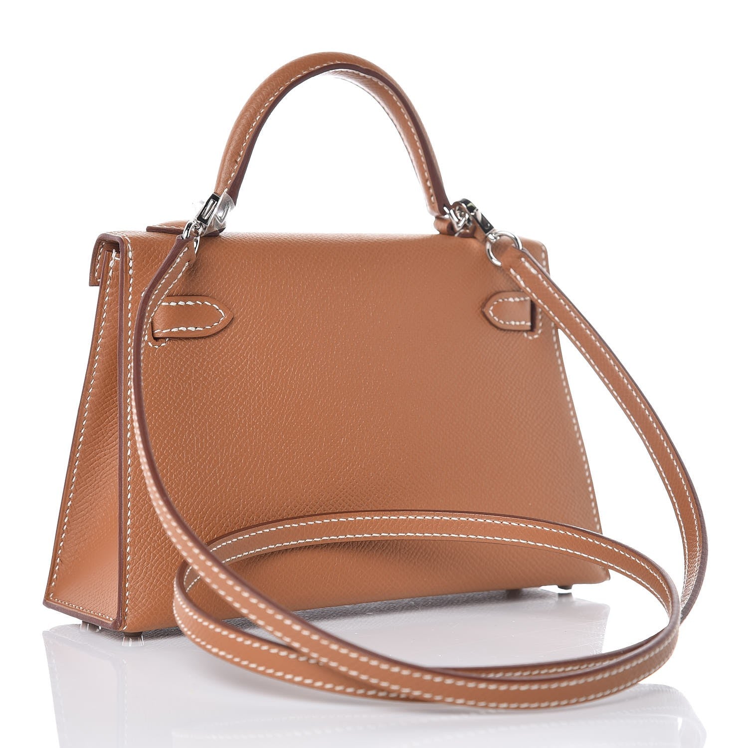 Hermes Epsom Mini Kelly Sellier 20 Gold 3 of 35