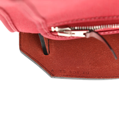 Hermes Military Toile Vache Hunter Herbag Zip 31 PM Rouge Grenat 8 of 15