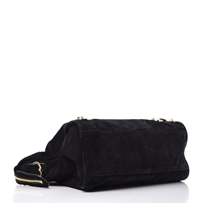 Balenciaga Baby Daim Suede Giant 12 Gold Hardware City Black 5 of 10