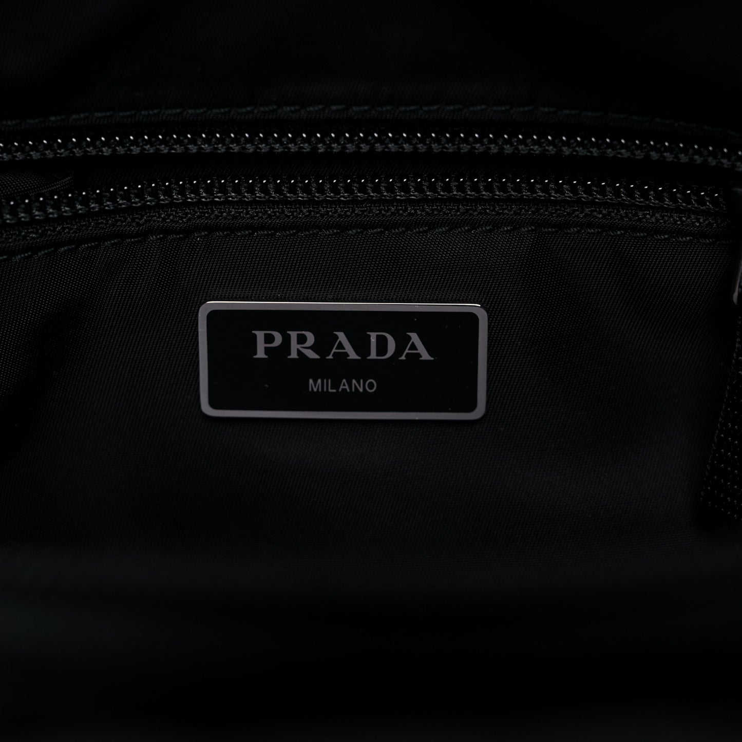 Tessuto Nylon Belt Bag Black