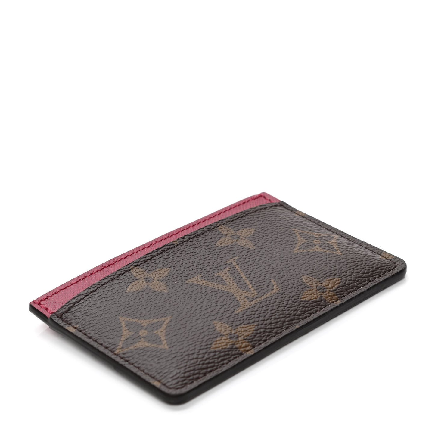 Monogram Card Holder Fuchsia