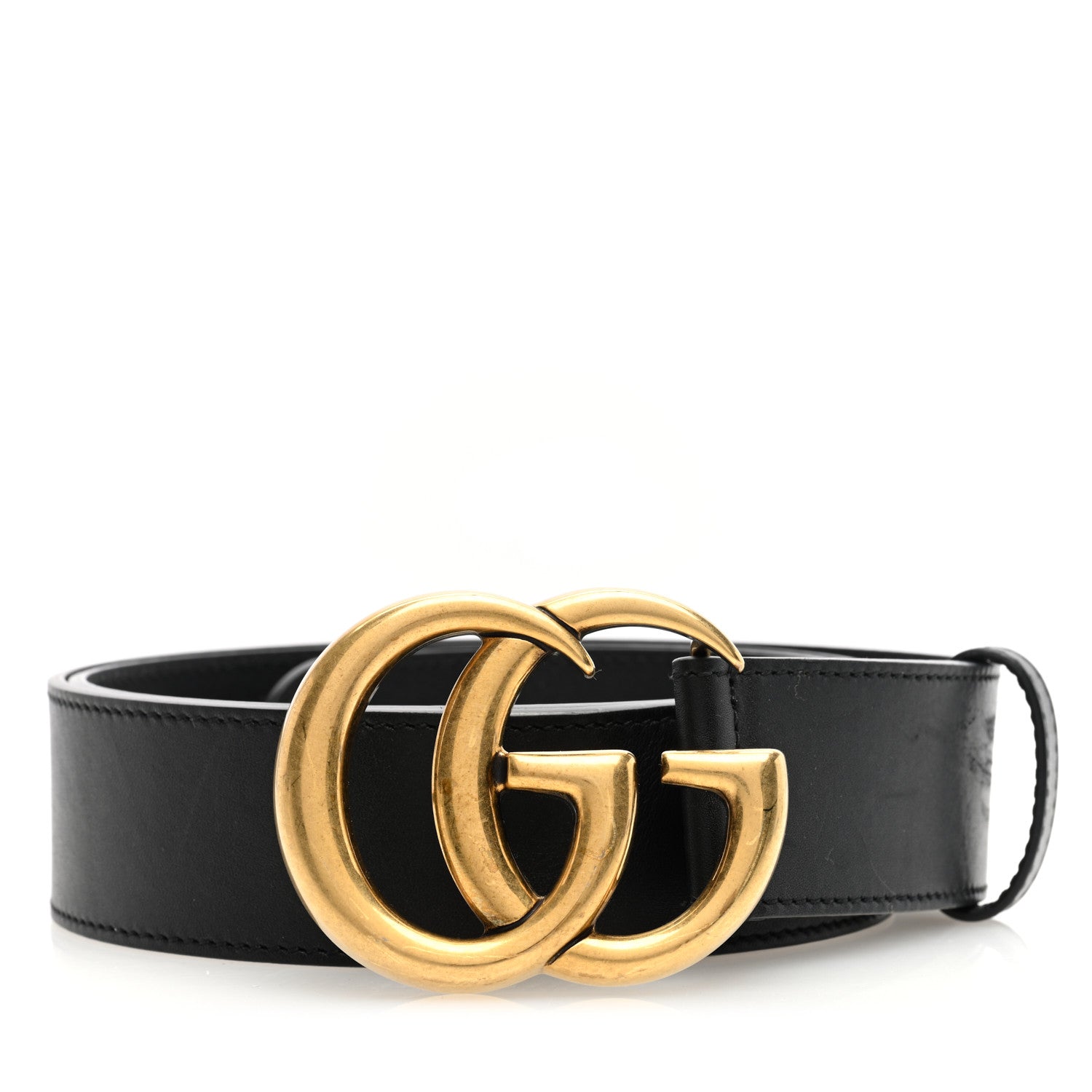 Gucci Calfskin Double G 40mm Belt 95 38 Black 1 of 4