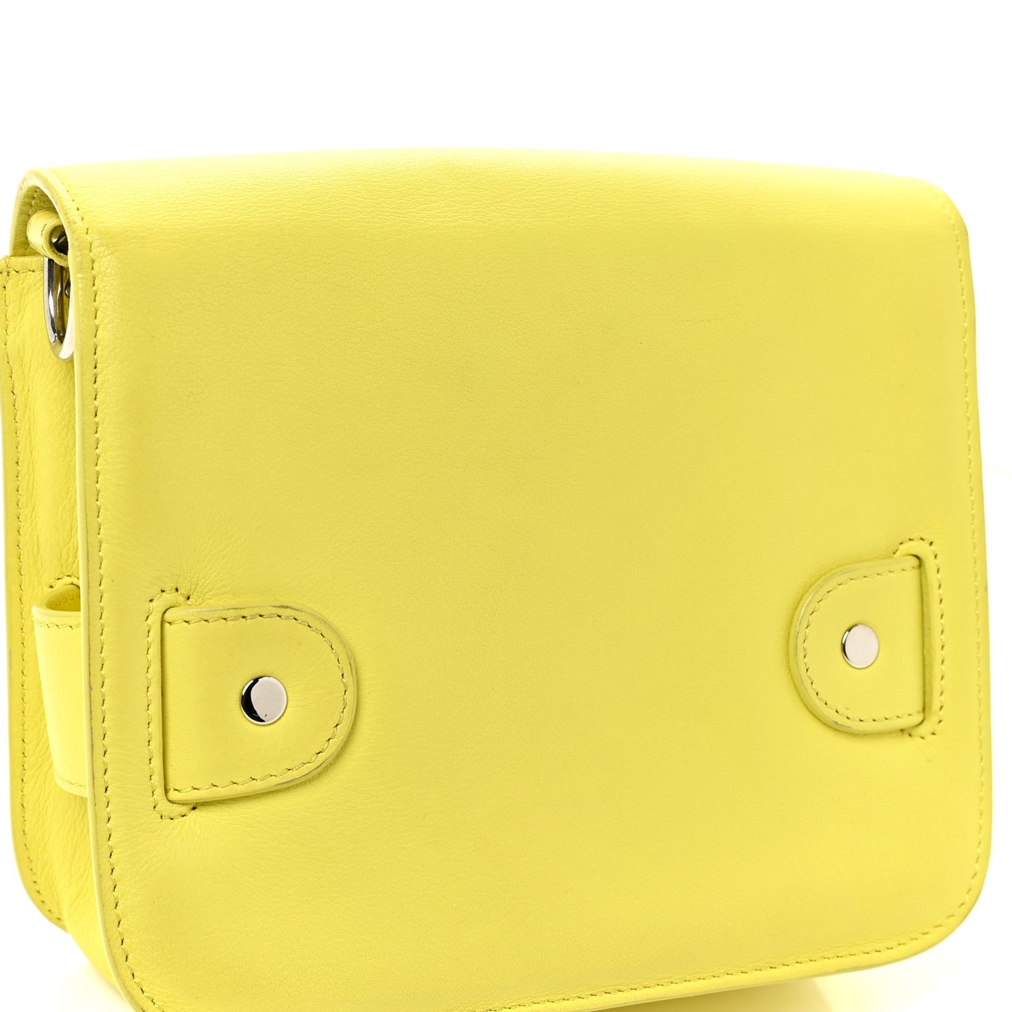 Calfskin Tiny PS11 Classic Shoulder Bag Lemon