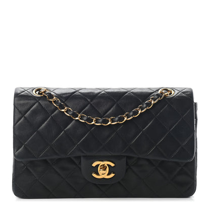 Chanel Lambskin Quilted Small Double Flap Black 1 of 12
