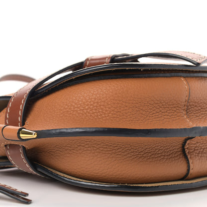 Loewe Grained Calfskin Mini Gate Crossbody Bag Caramel Pecan 7 of 9