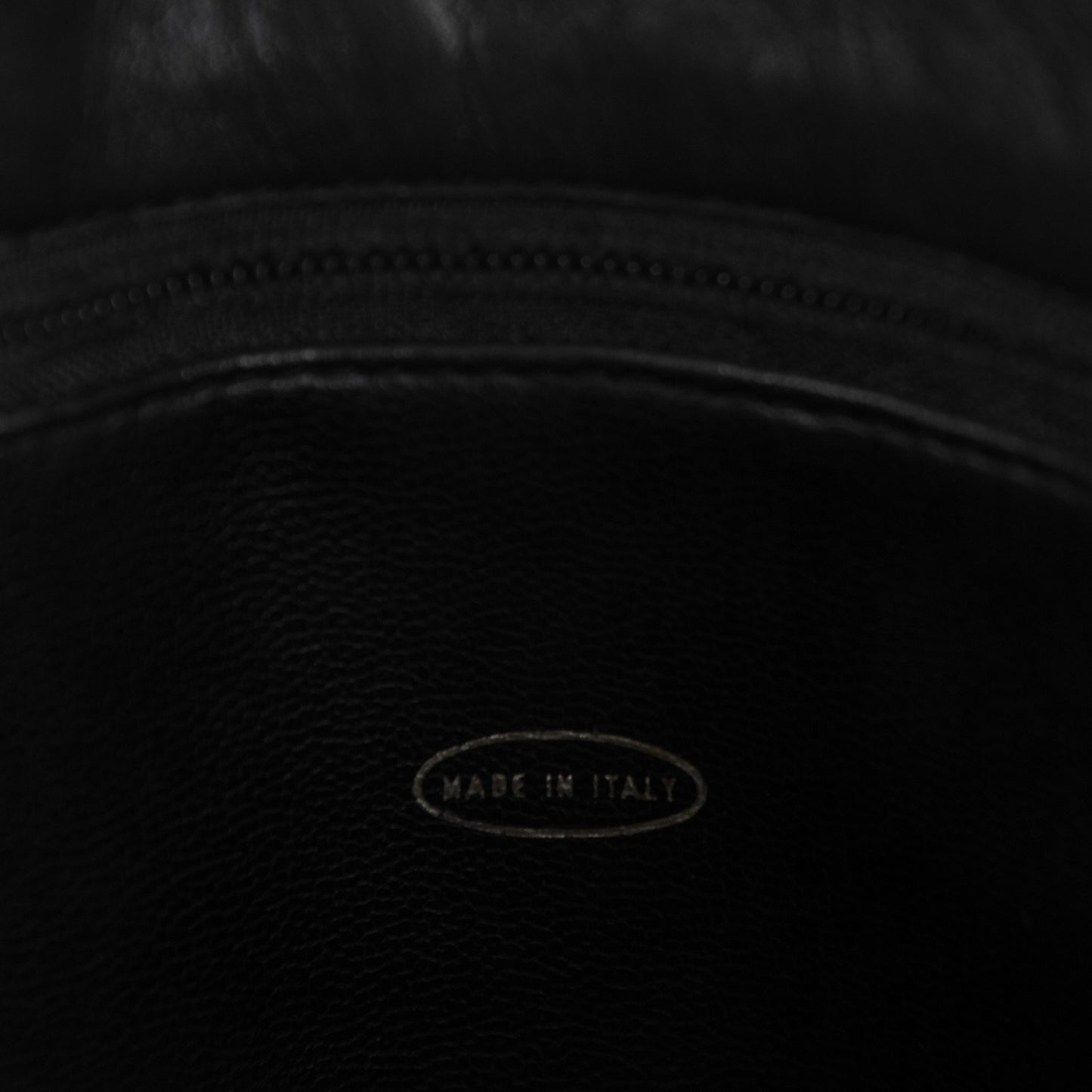 Lambskin Shopping Tote Navy