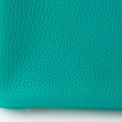 Hermes Taurillon Clemence Birkin 30 Bleu Paon 13 of 18