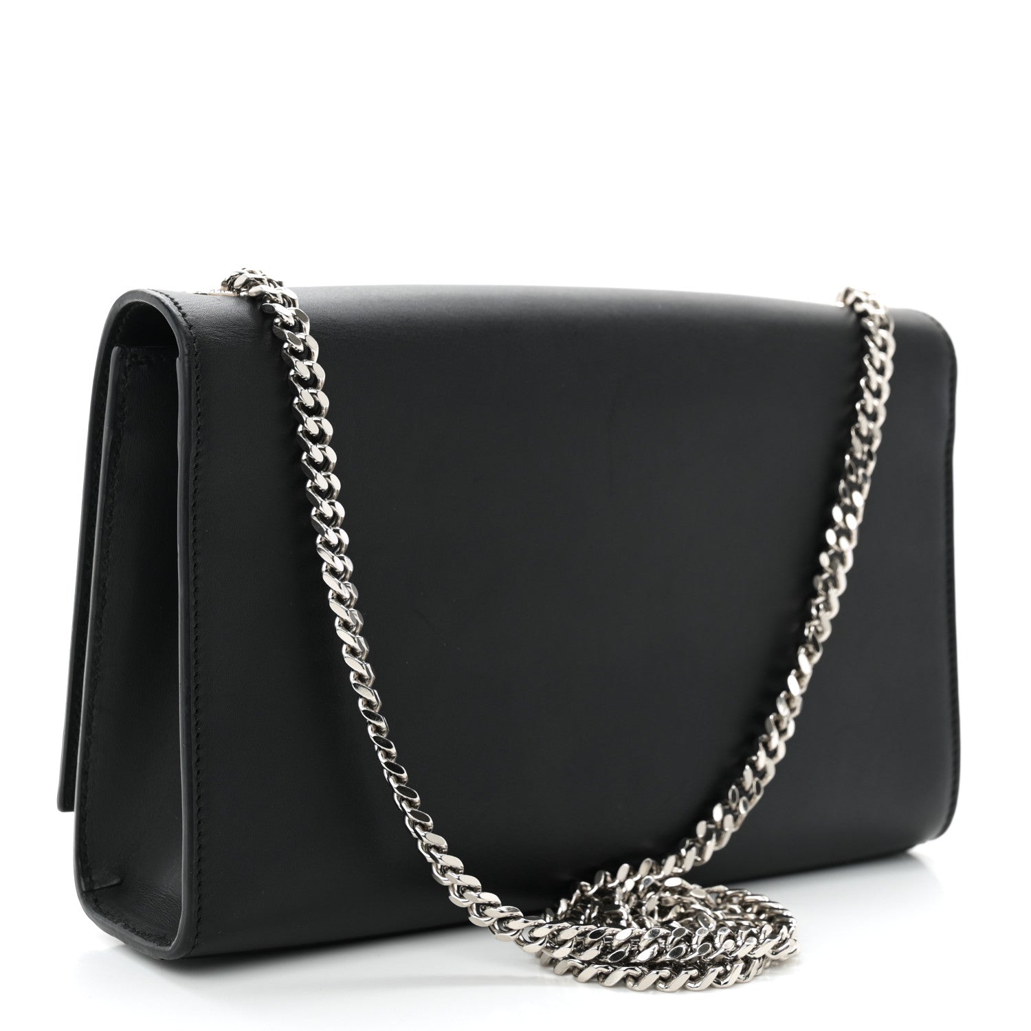 Saint Laurent Smooth Calfskin Medium Classic Monogram Kate Tassel Satchel Black 3 of 10