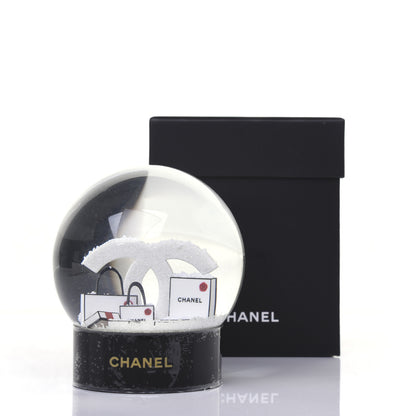 Chanel Glass CC Shopping Bag Snow Globe 5 of 5