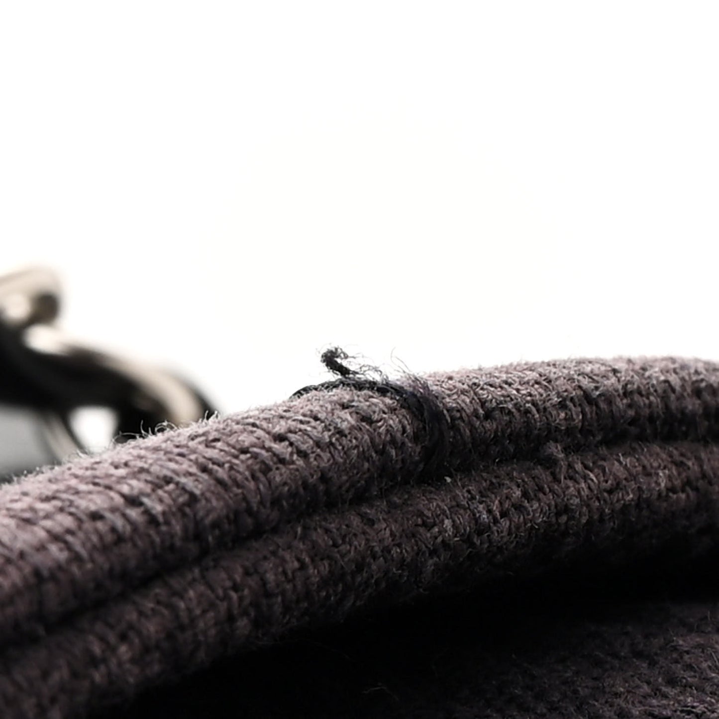 Mixed Fibers Calfskin Small Deauville Tote Black