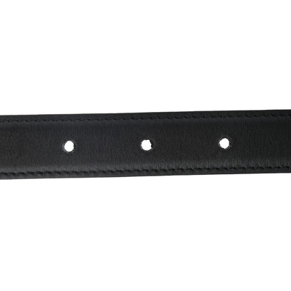 Gucci Moon Calfskin Crystal Square G Madelyn 20mm Belt 90 36 Black 4 of 4