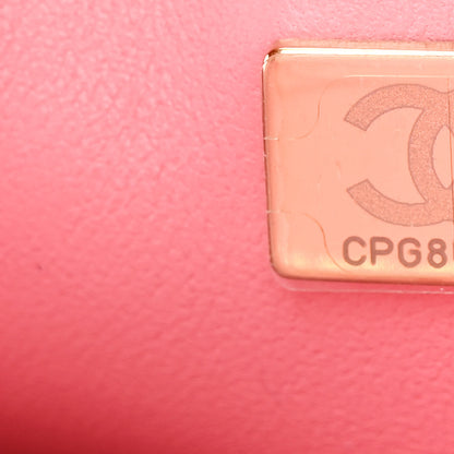 Chanel Caviar Quilted Medium Double Flap Pink 7 of 13