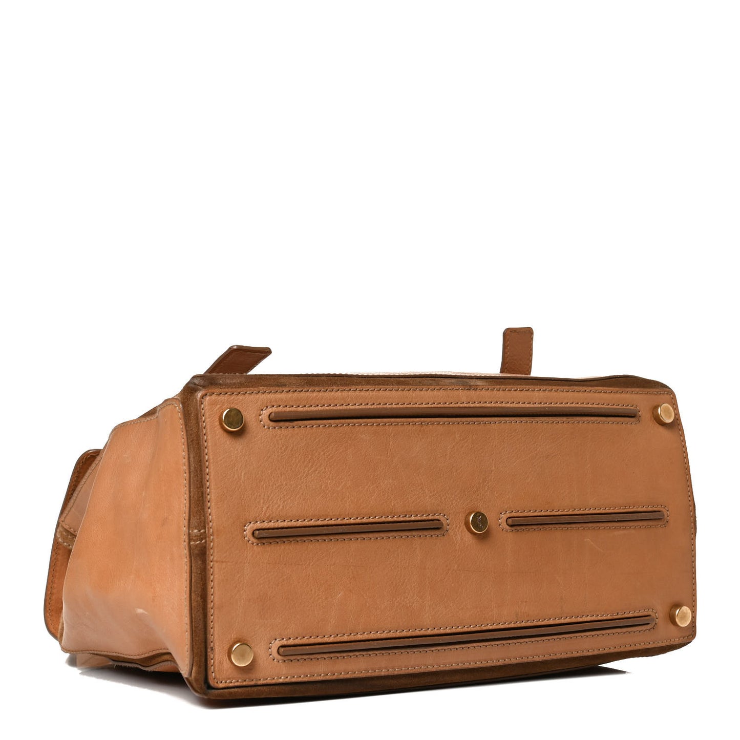 Calfskin Suede Medium Muse Two Brown