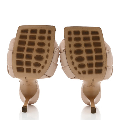 Bottega Veneta Nappa Maxi Intrecciato Lido Mule Sandals 37.5 Cipria 5 of 8