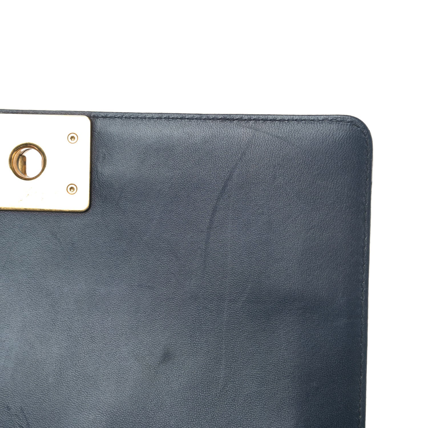 Chanel Lambskin Quilted Medium Boy Flap Dark Navy 5 of 8