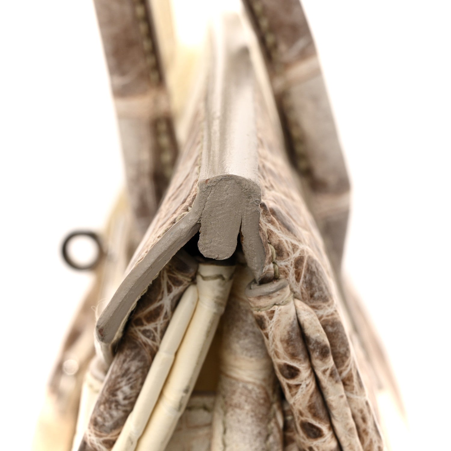 Hermes Matte Niloticus Crocodile Himalaya Birkin 30 Blanc 13 of 15