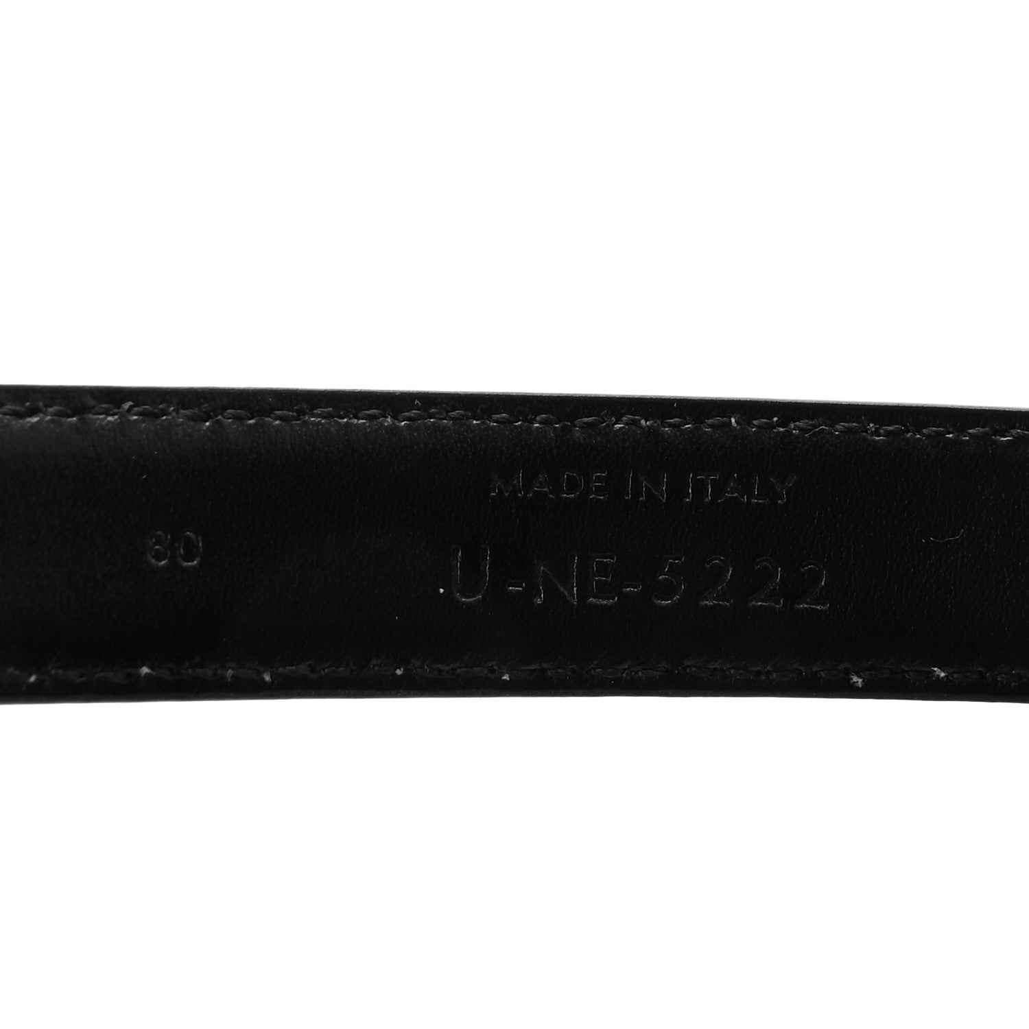 Celine Box Calfskin Small 18mm Triomphe 80 32 Belt Black 6 of 6