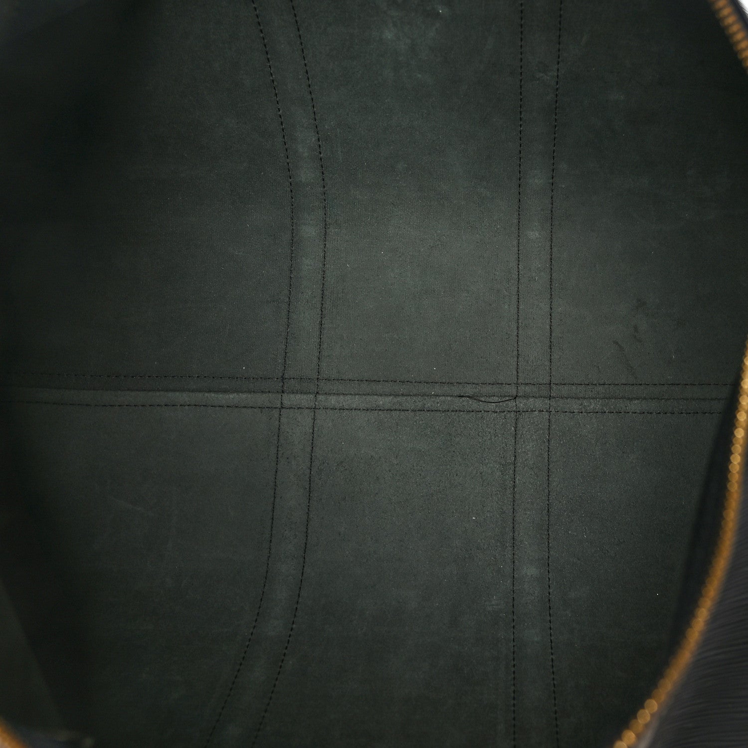 Louis Vuitton Epi Keepall 50 Black 4 of 11