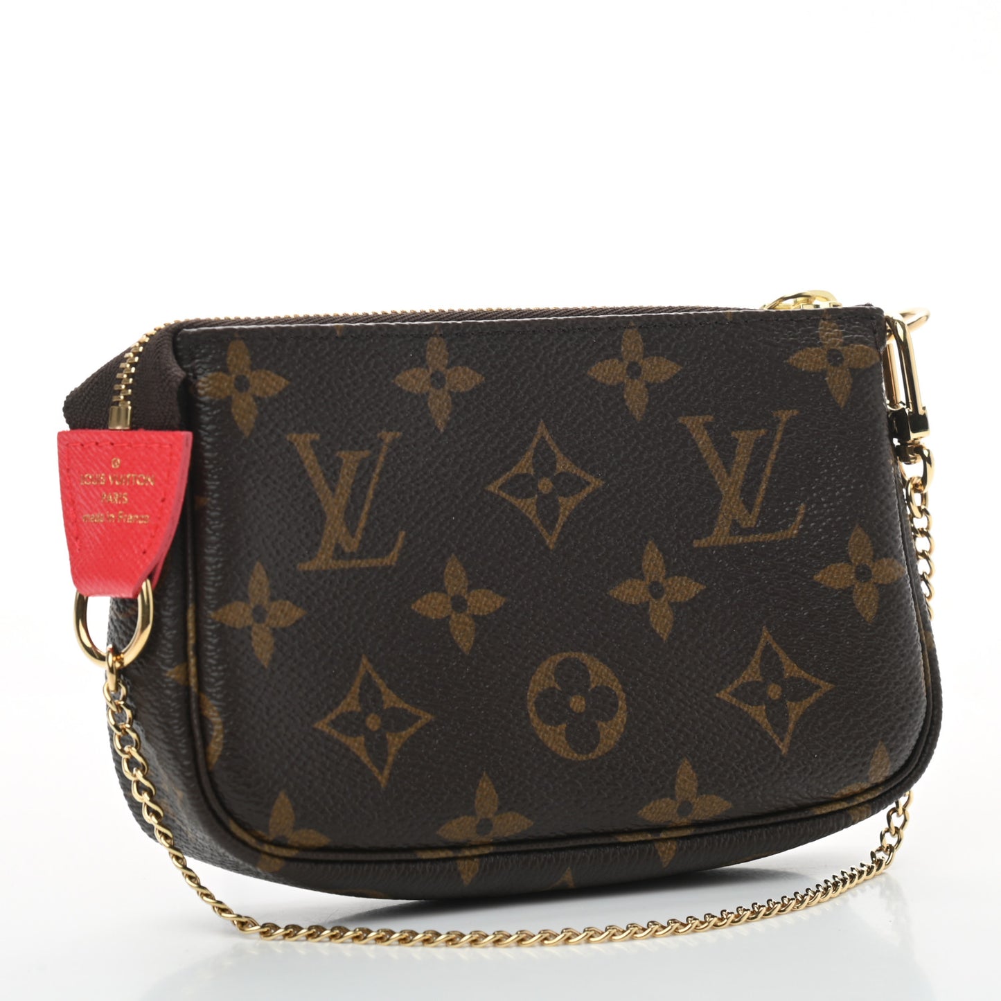 Monogram 2021 Christmas Animation London Mini Pochette Accessories Red
