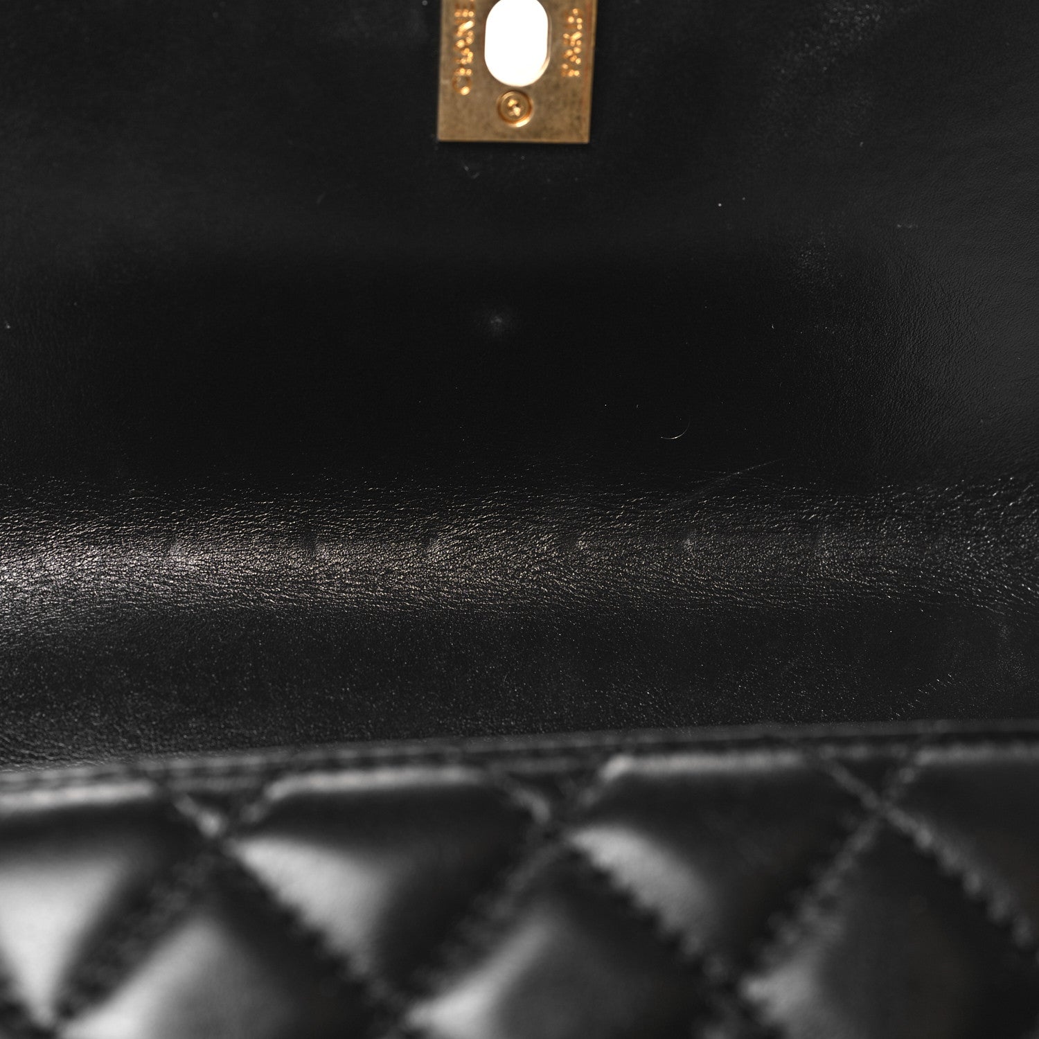 Chanel Calfskin Quilted Extra Mini Coco Handle Flap Black 11 of 11
