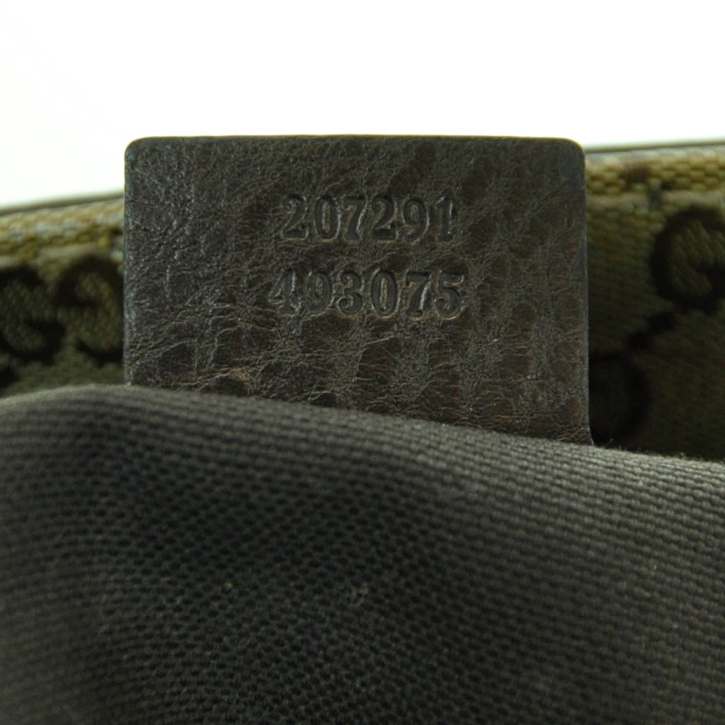 Crystal Monogram Medium Babouska Shopping Tote Dark Brown