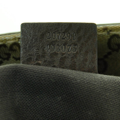 Gucci Crystal Monogram Medium Babouska Shopping Tote Dark Brown 11 of 11