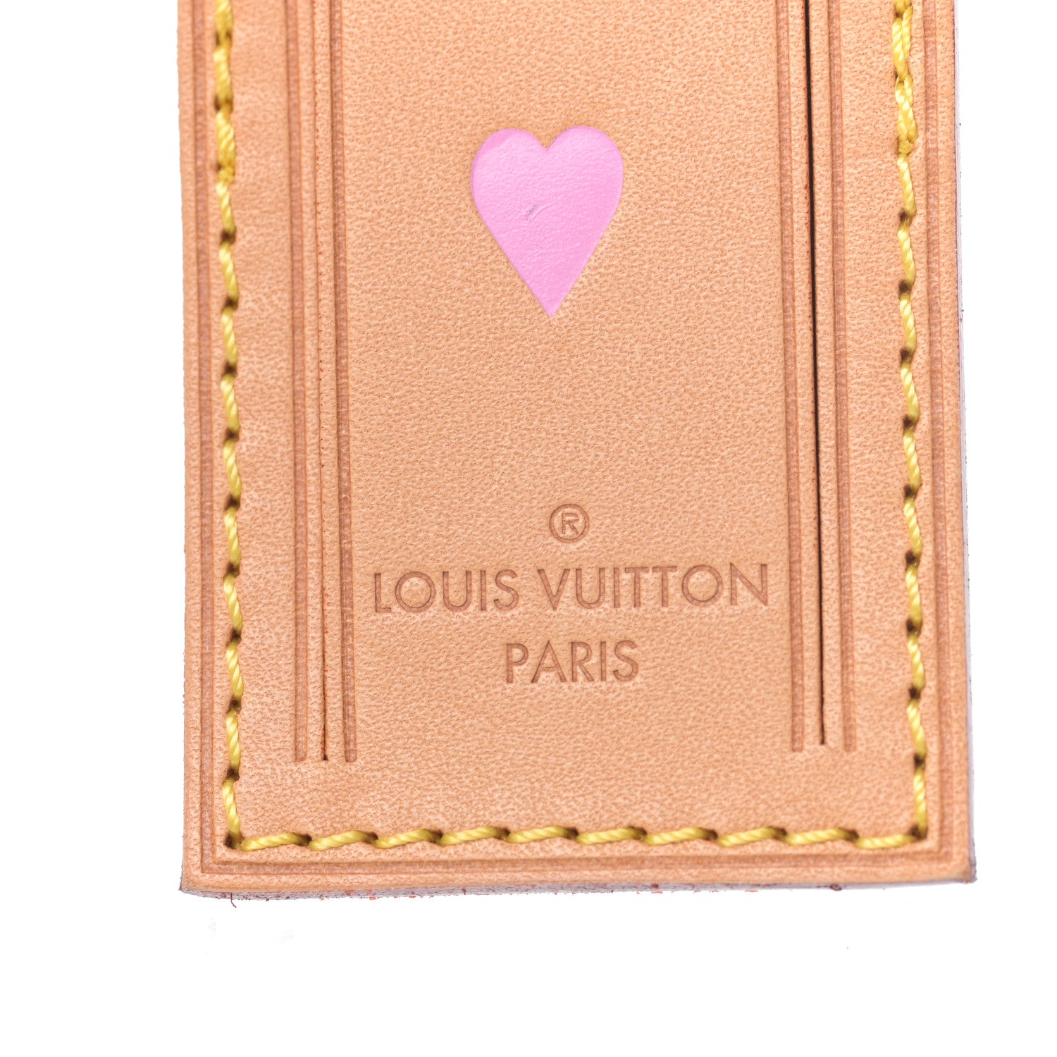 Louis Vuitton Vachetta Leather Luggage Tag 3 of 3