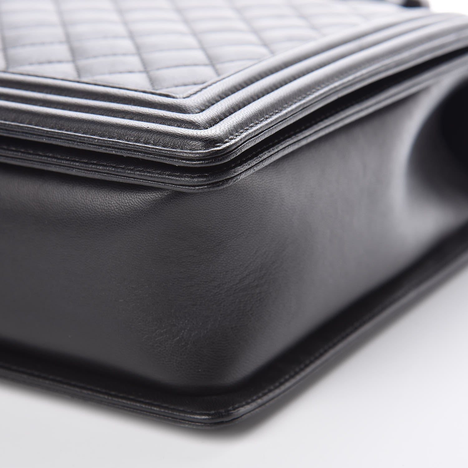 Chanel Lambskin Quilted Large Boy Flap Black 12 of 12