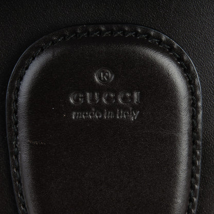 Gucci Monogram Margaux Calfskin Large Emily Chain Shoulder Bag Beige Ebony Cocoa 6 of 8