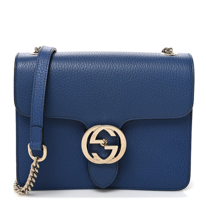 Gucci Dollar Calfskin Small Interlocking G Shoulder Bag Caspian 1 of 10