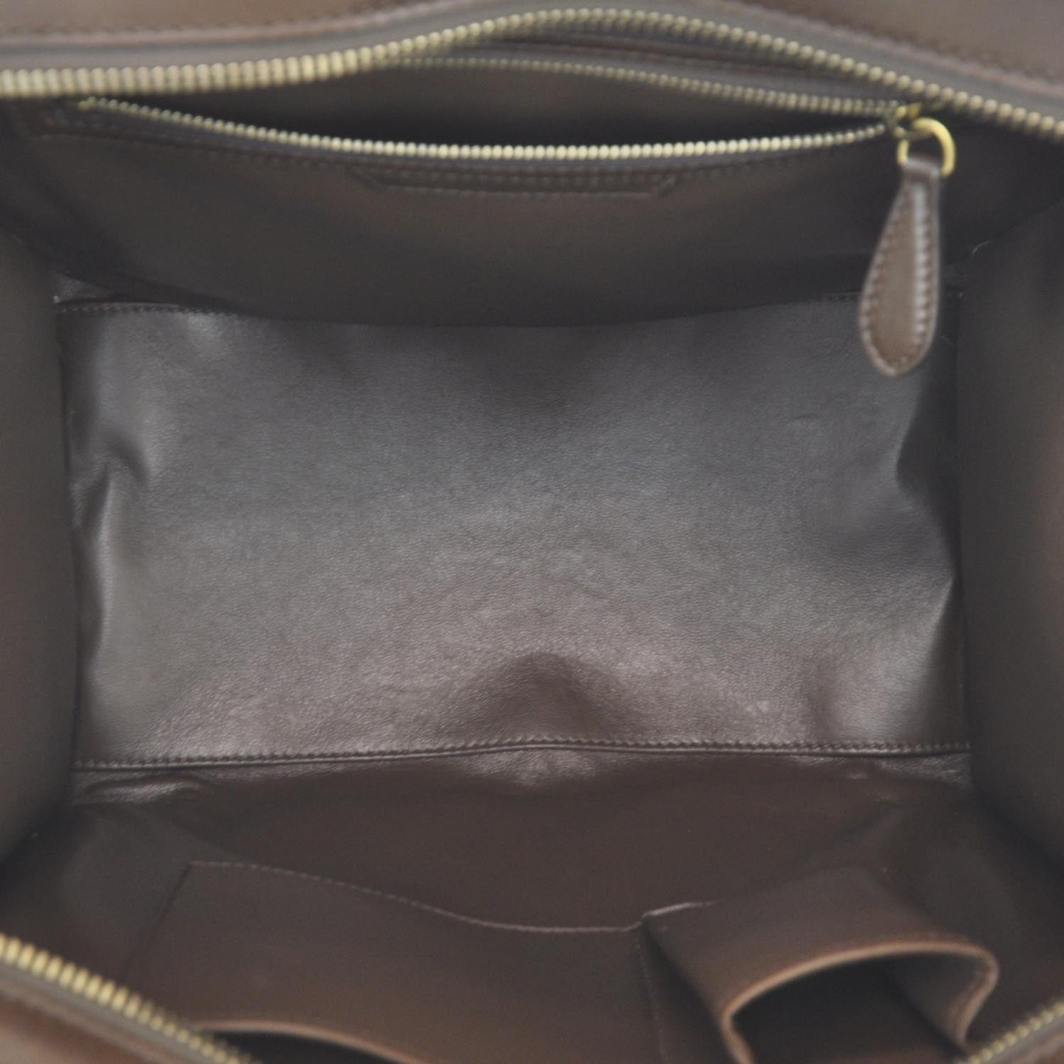 Celine Python Mini Luggage Honey 7 of 10