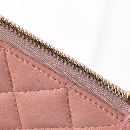 Chanel Lambskin Quilted Small Cosmetic Case Pink 13 of 13