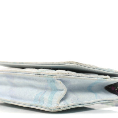 Chanel Canvas Quilted Jungle Jeans Wallet on Chain WOC Multicolor 11 of 11