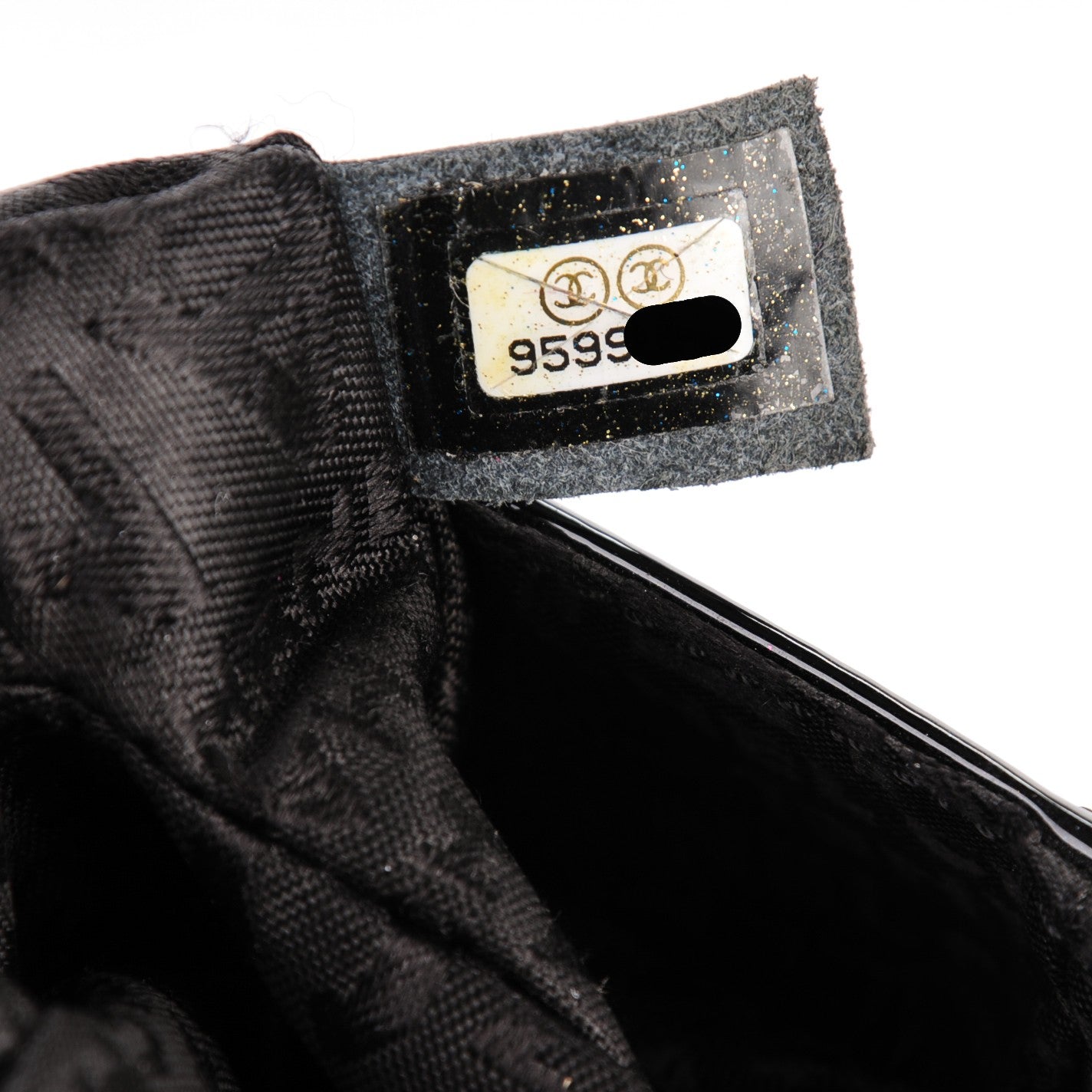 Chanel Patent Square Stitched CC Flap Clutch Black 7 of 7