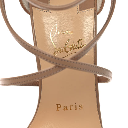 Christian Louboutin Kid Choca 130 Platform Sandals 37 Beige 9 of 11