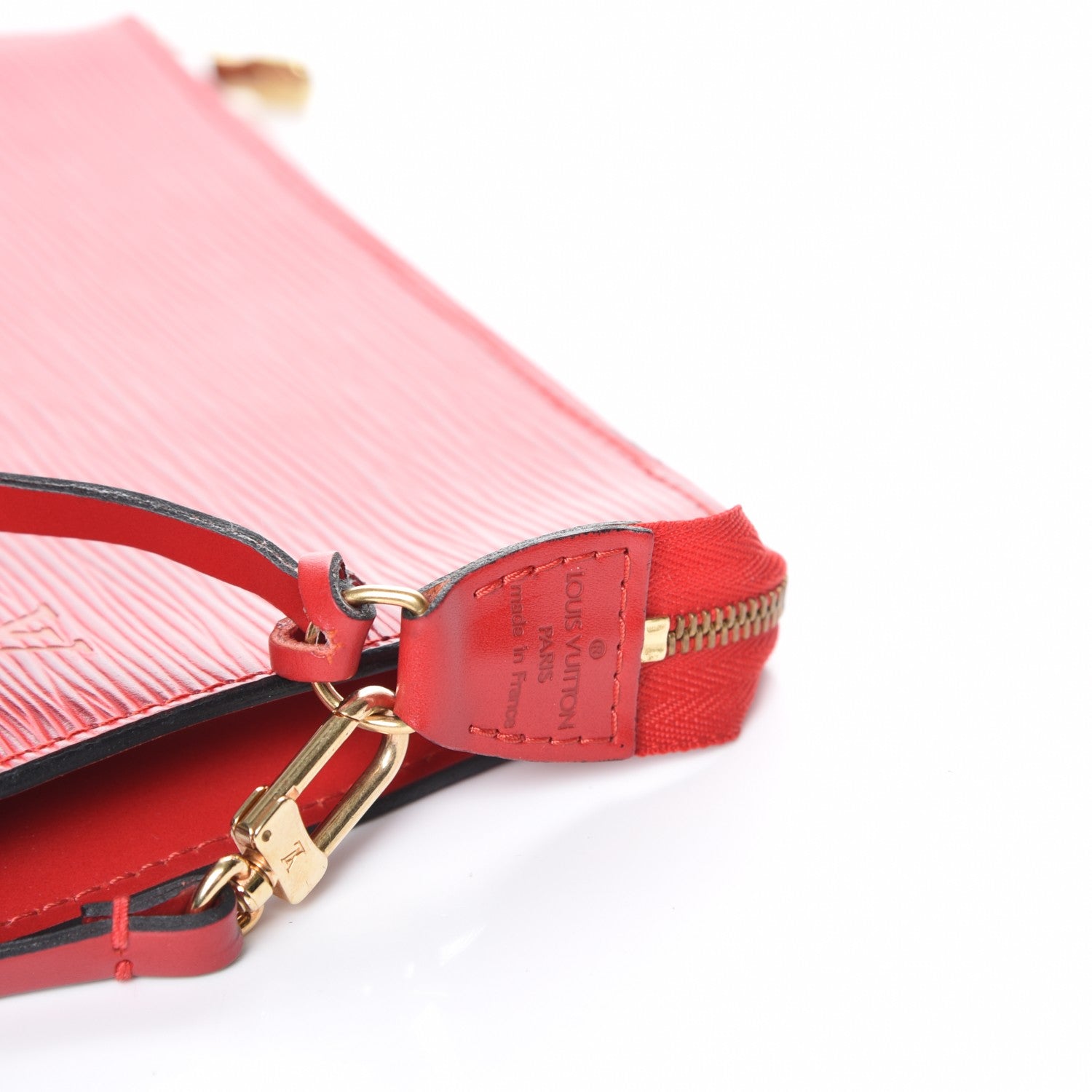 Louis Vuitton Epi Pochette Accessories 21 Castillan Red 7 of 8