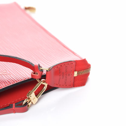 Louis Vuitton Epi Pochette Accessories 21 Castillan Red 7 of 8