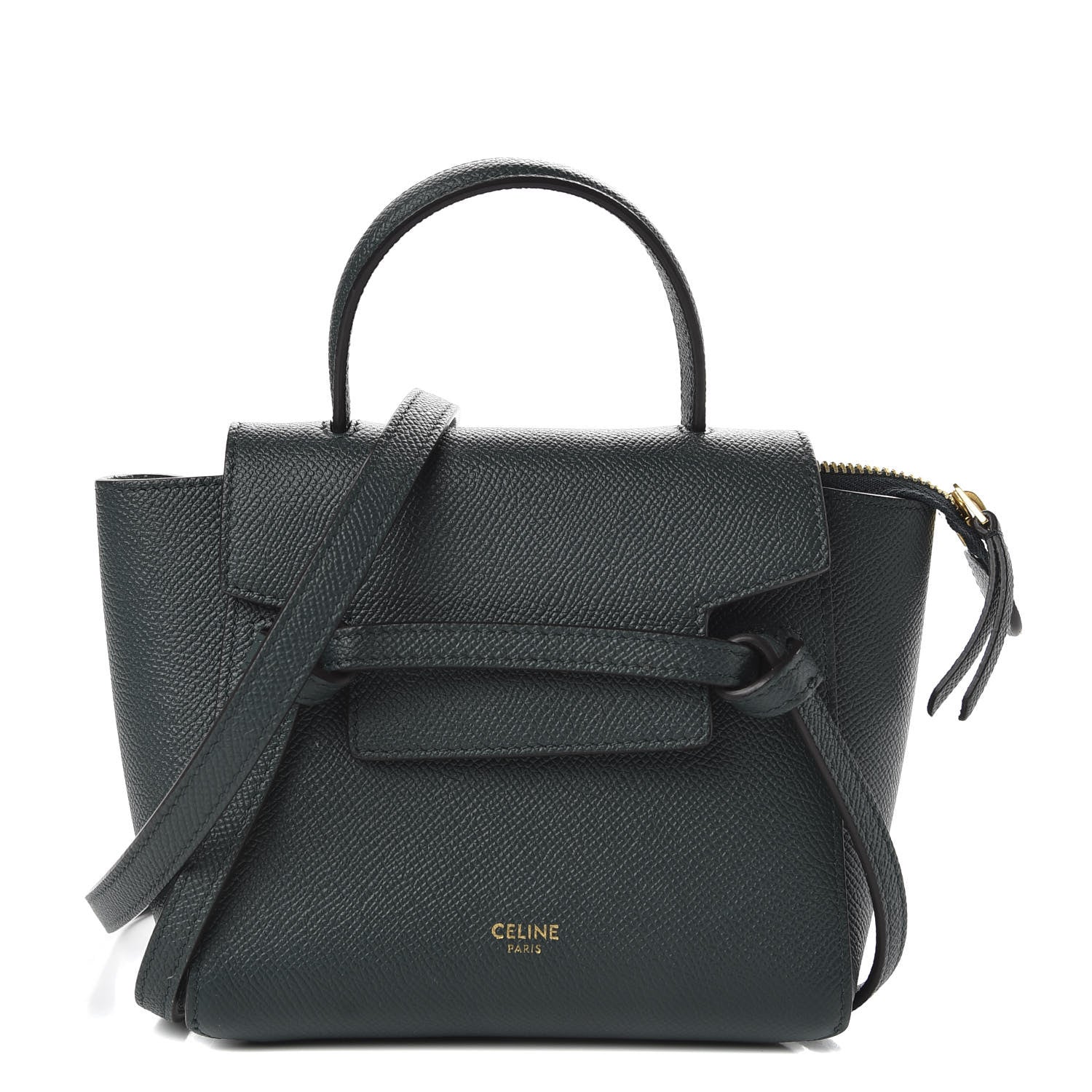 Celine Grained Calfskin Pico Belt Bag Amazone 1 of 9