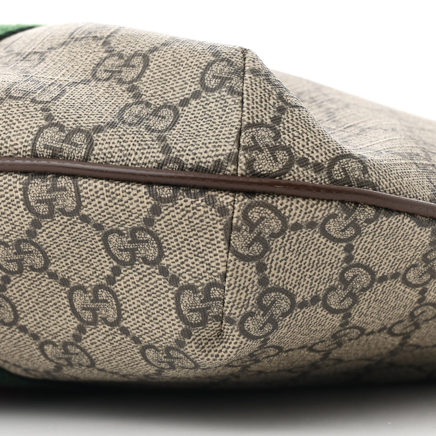Gucci GG Supreme Monogram Web Small Ophidia Half Moon Hobo Brown 10 of 10