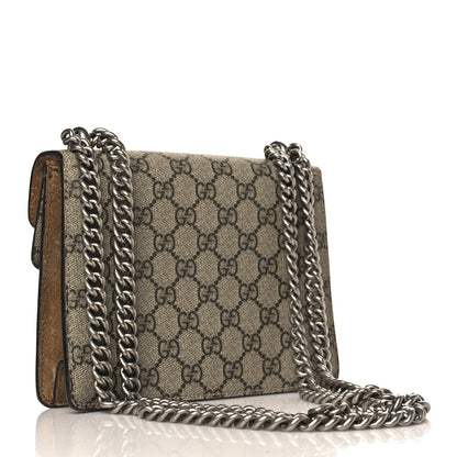 Gucci GG Supreme Monogram Mini Dionysus Shoulder Bag Taupe 3 of 9