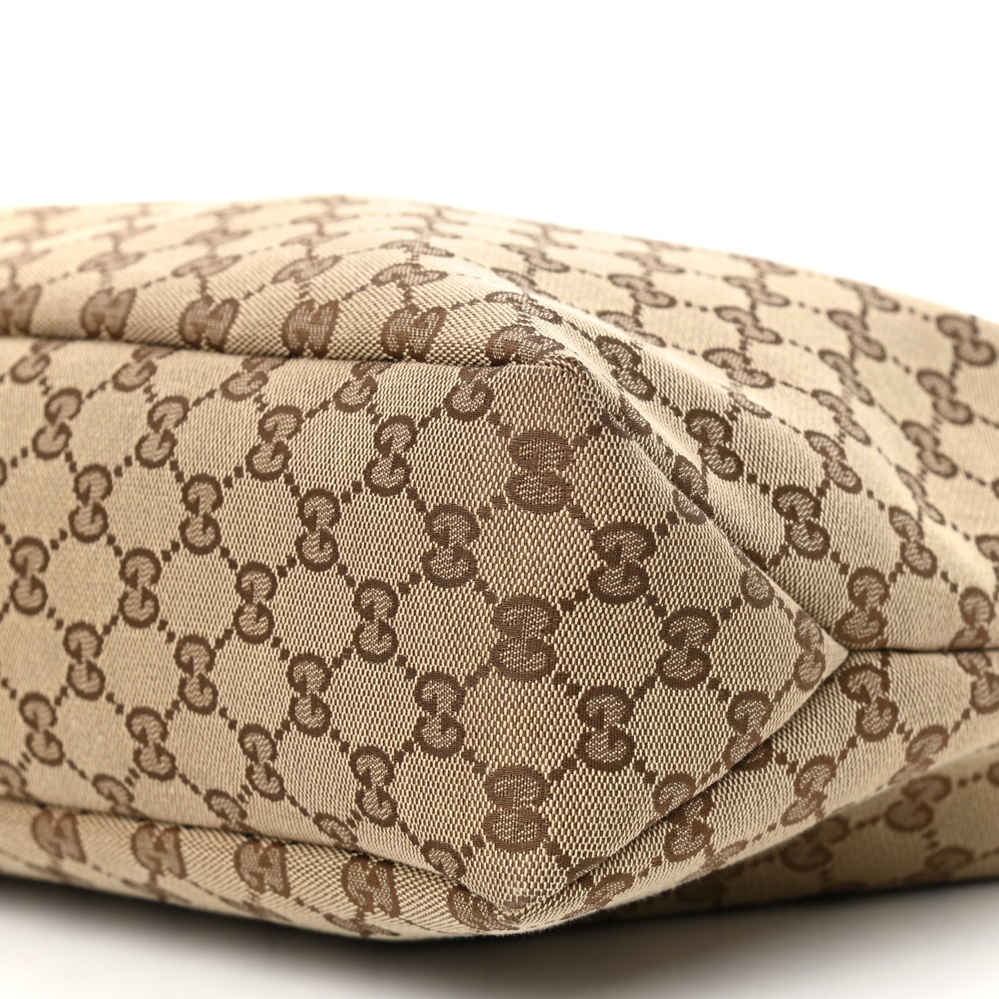 Monogram Medium Horsebit Chain Hobo Dark Brown