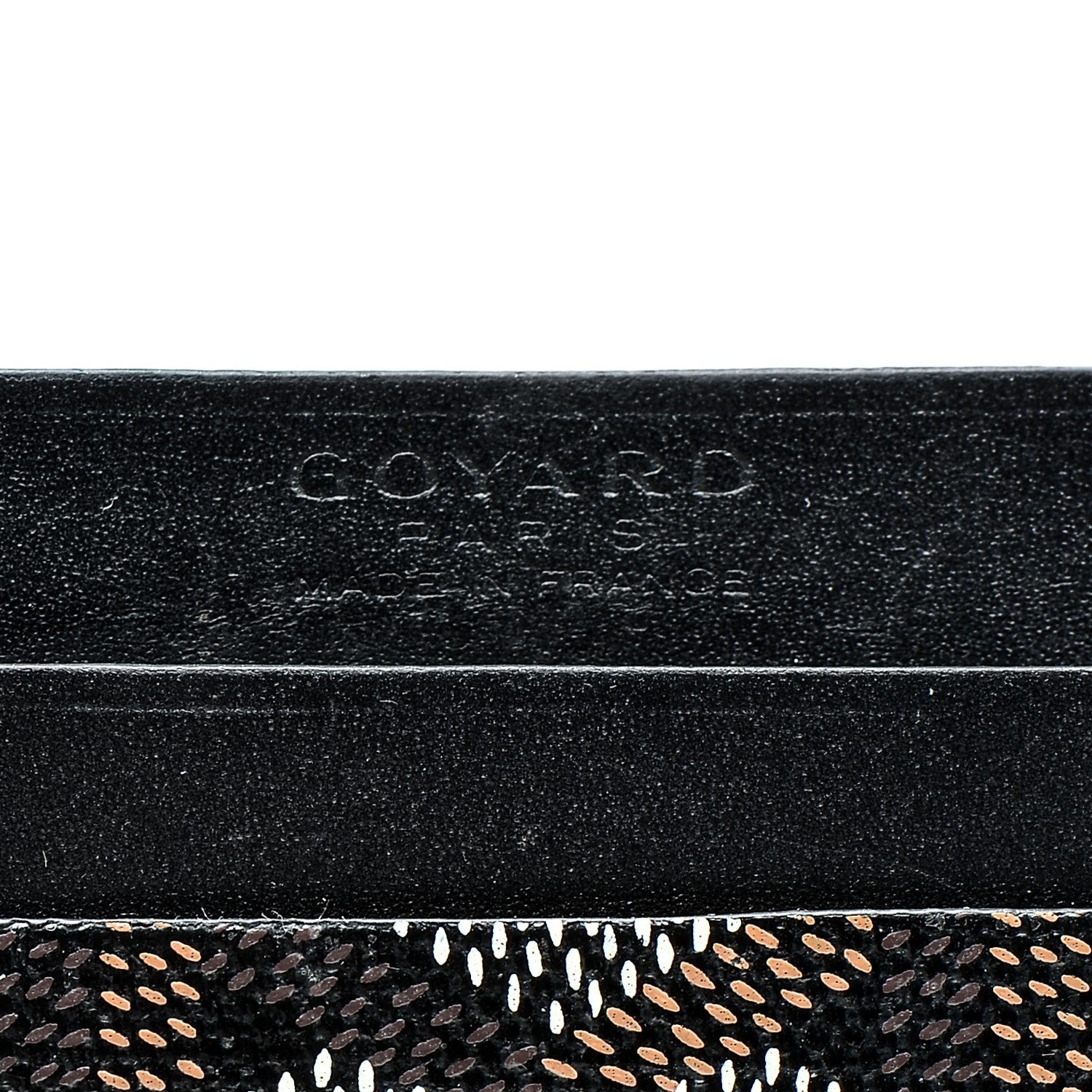 Goyard Goyardine Saint Sulpice Card Holder Black 6 of 6
