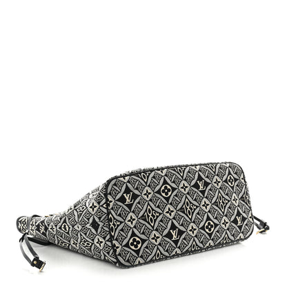 Louis Vuitton Jacquard Since 1854 Neverfull MM Grey 3 of 8