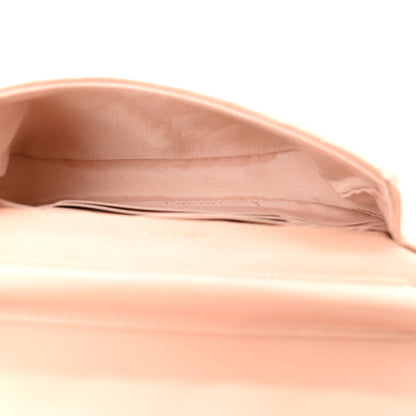 Chanel Calfskin Quilted Coco Mail Clutch With Chain Light Pink 5 of 11