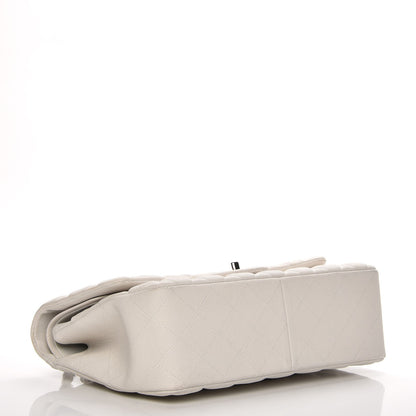 Chanel Iridescent Caviar Quilted Jumbo Double Flap White 4 of 10